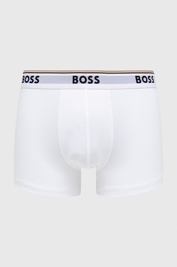 Boxerky BOSS (3-pak) Trunk 3P Power biela 50475274