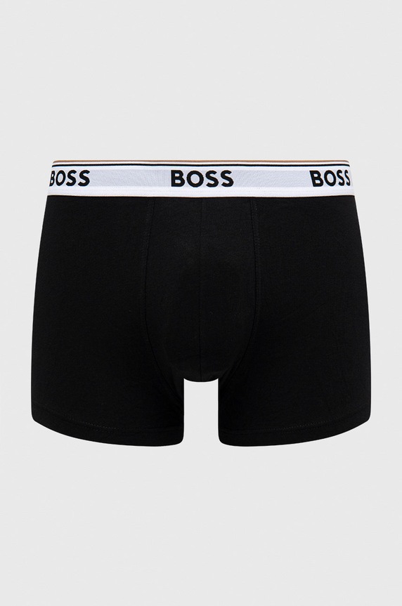 Boxerky BOSS (3-pak) Trunk 3P Power 50475274 čierna AA00