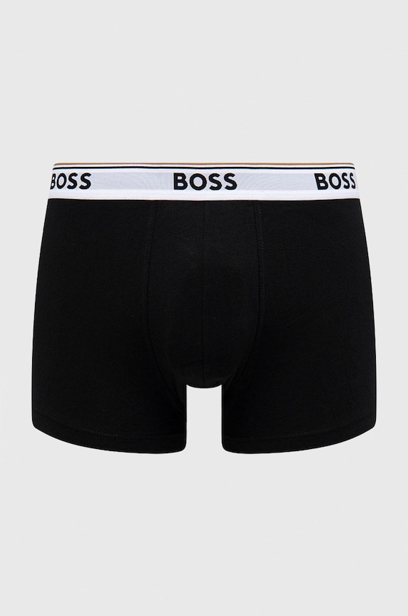 Boxerky BOSS (3-pak) Trunk 3P Power 50475274 čierna AA00