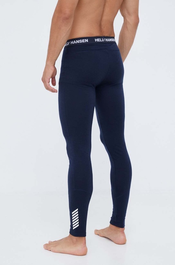 Helly Hansen legginsy funkcyjne LIFA MERINO 49366 granatowy AW25