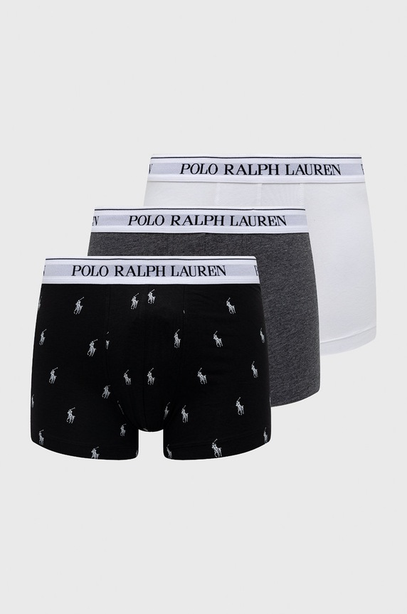 Polo Ralph Lauren boxeralsó 3 db sima szürke 714830299053
