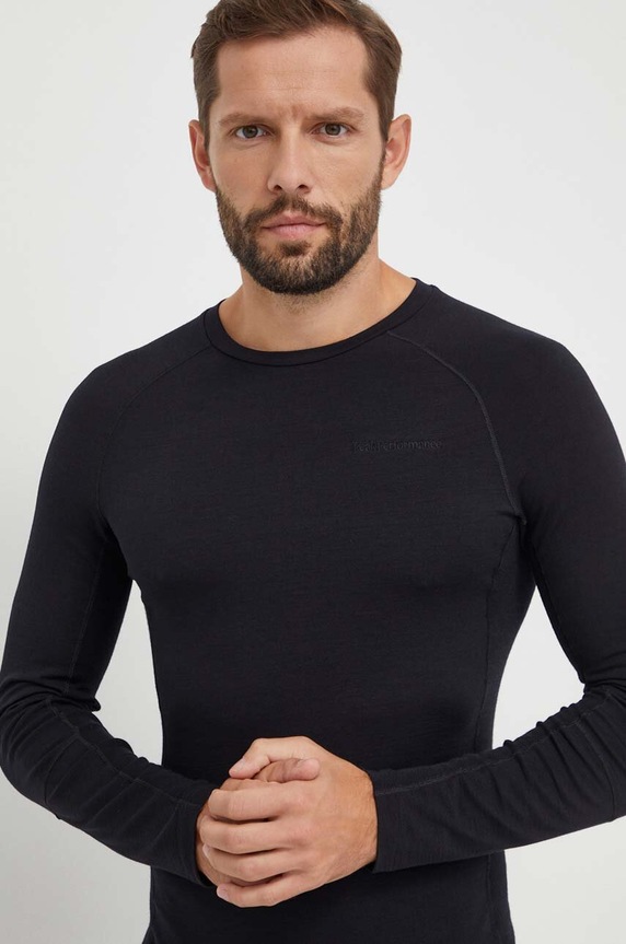 Îmbrăcăminte Peak Performance longsleeve funcțional Magic G78075 negru
