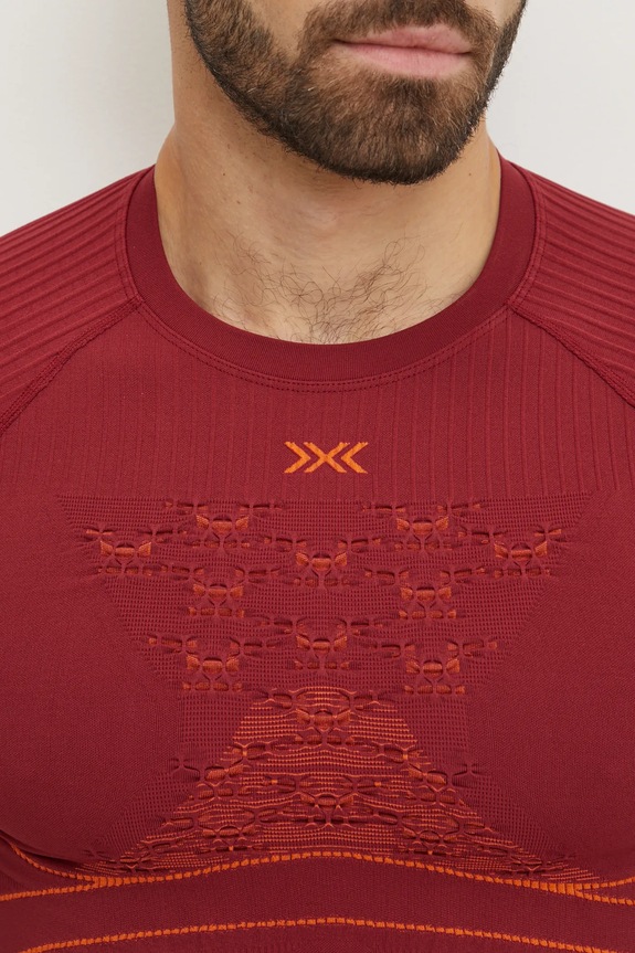 X-Bionic longsleeve funkcyjny Energy Accumulator 4.0 EA.WT06W19M bordowy