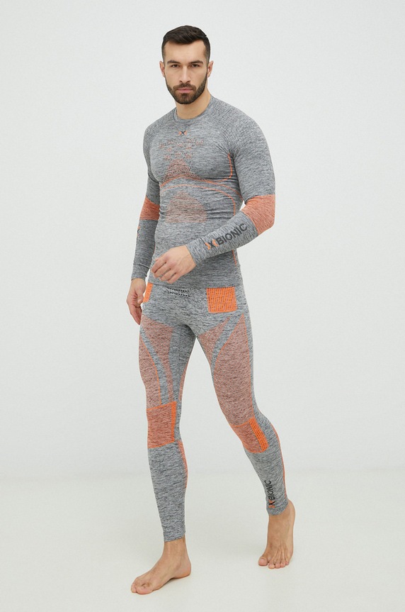 X-Bionic legginsy funkcyjne Energy Accumulator 4.0 EA.WP41W19M szary AW22