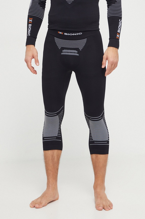 X-Bionic legginsy funkcyjne Energizer 4.0 sporty zimowe czarny NG.YP07W19M