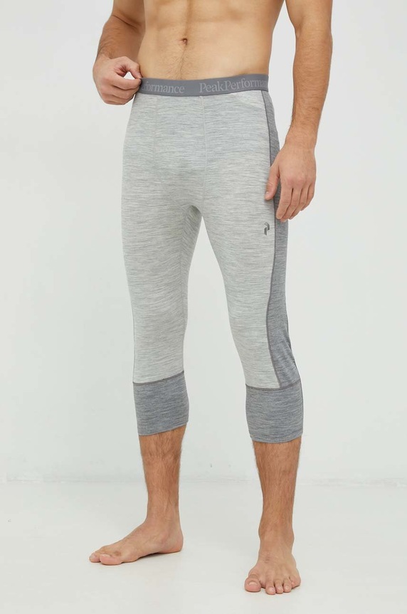 Peak Performance legginsy funkcyjne Magic sporty zimowe szary G78074