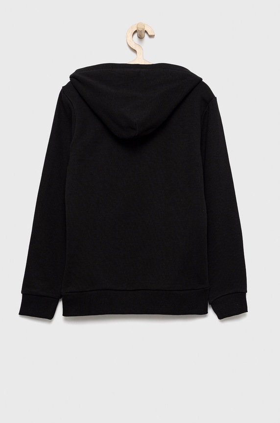 Dětská bavlněná mikina Calvin Klein Jeans IU0IU00266.9BYY černá AW22