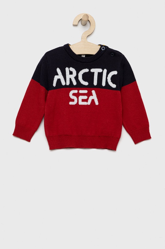 Birba&Trybeyond sweter z domieszką wełny dziecięcy 999.56607.00. czerwony AW22