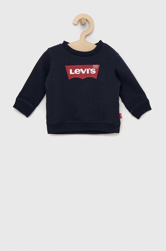 Levi's gyerek melegítőfelső pamutból pamut sötétkék 6E9079.