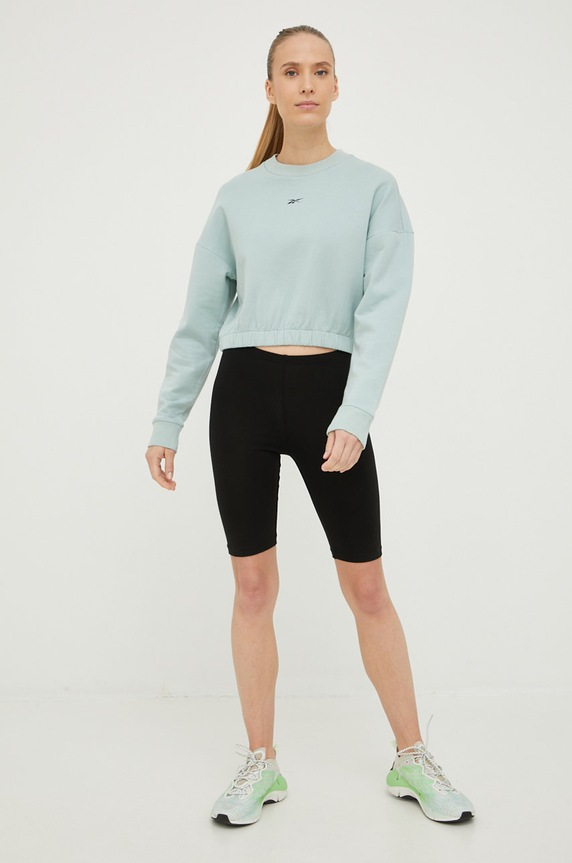 Mikina Reebok HP1363 zelená AW22