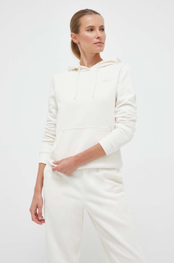 Puma bluza z kapturem beżowy 670004.