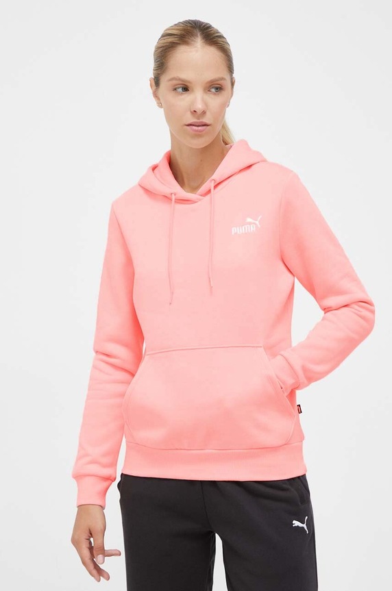 Puma bluza z kapturem różowy 670004.