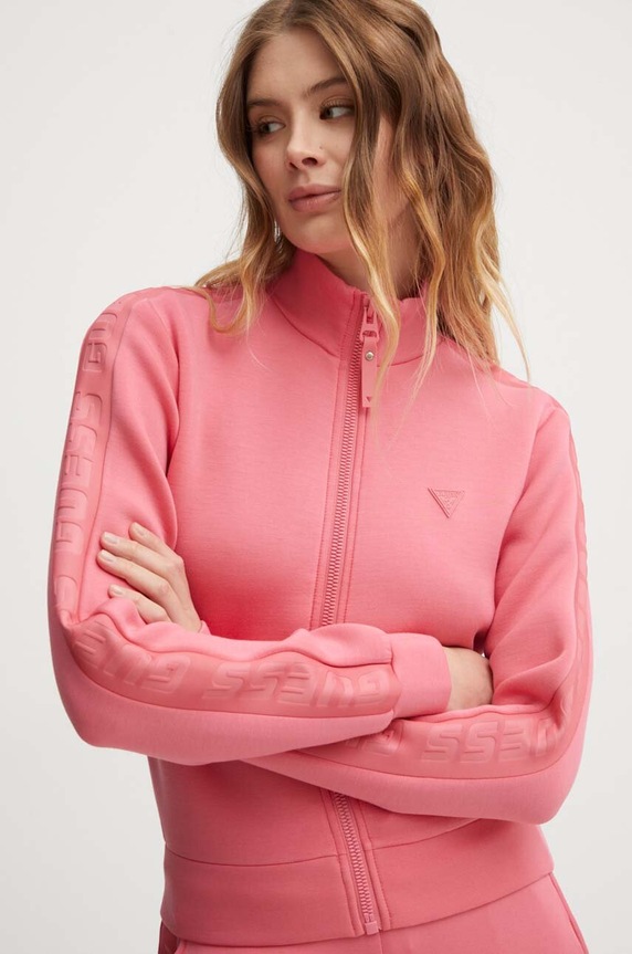 Guess bluza NEW ALLIE różowy V2YQ17.K7UW2