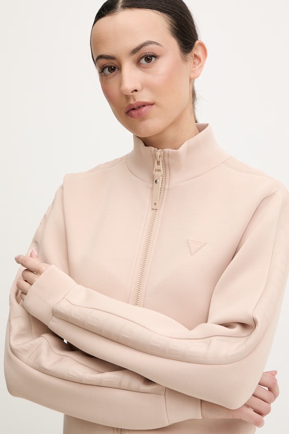 Guess bluza NEW ALLIE beżowy V2YQ17.K7UW2