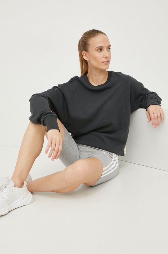 Tepláková mikina adidas Performance HH8507 šedá AW22