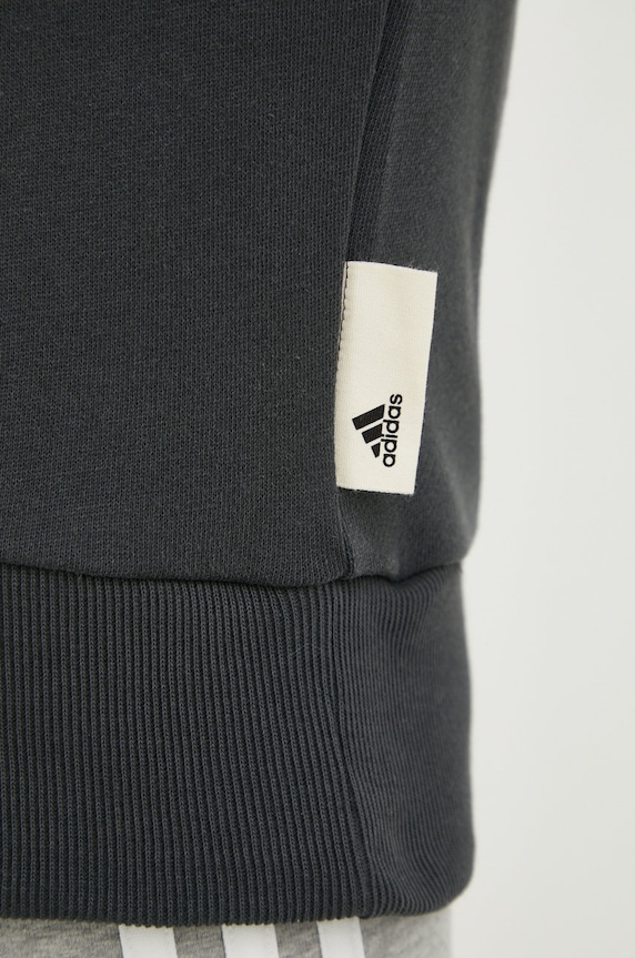 Tepláková mikina adidas Performance HH8507 šedá