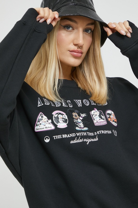 adidas Originals bluza bawełniana czarny HL9056