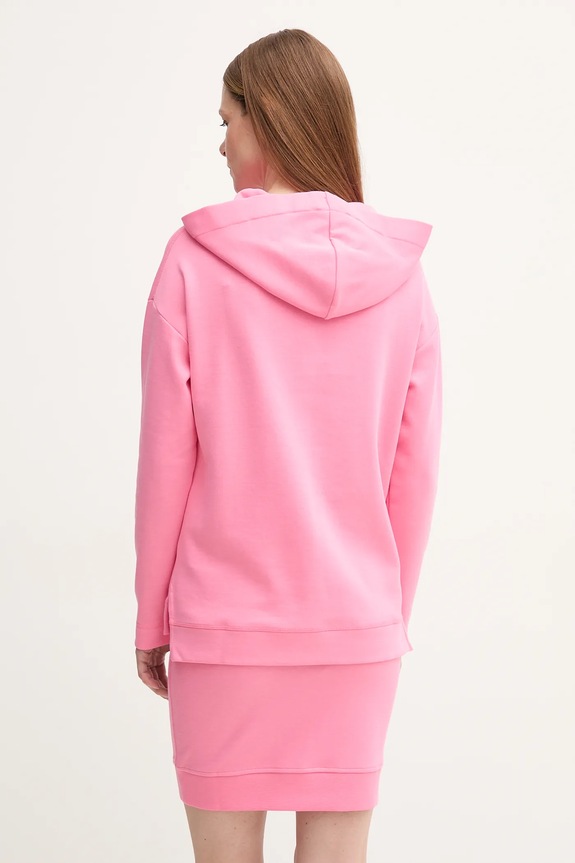 Odzież Joop! bluza z kapturem damska z bawełną 30032522 różowy