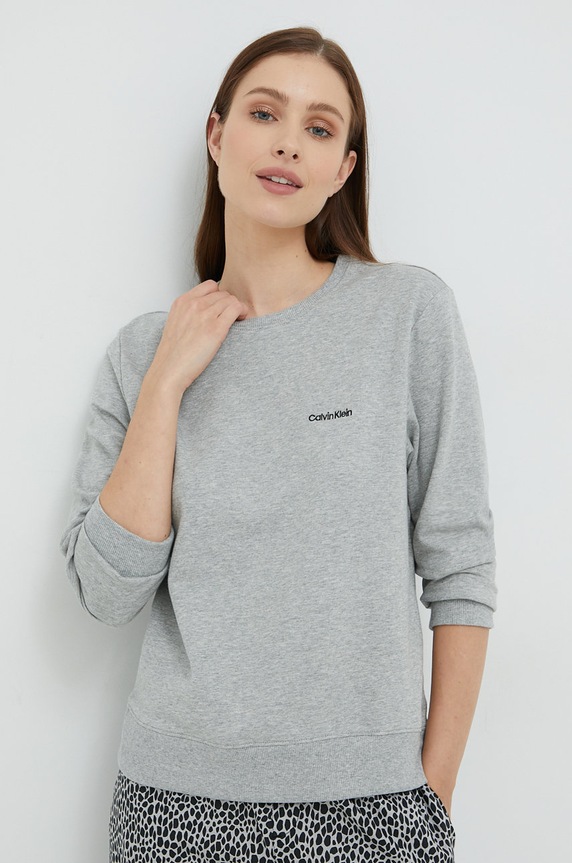 Calvin Klein Underwear longsleeve lounge loungewear szary 000QS6870E.9BYY