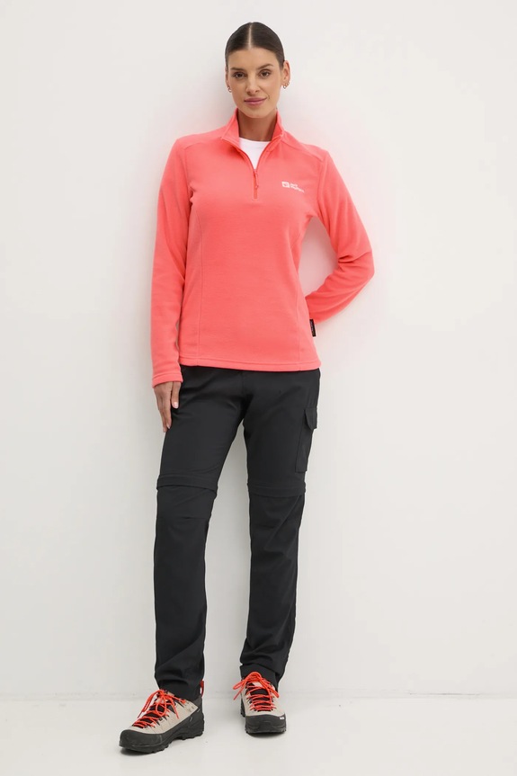 Sportovní mikina Jack Wolfskin Taunus 1709532 oranžová AW25