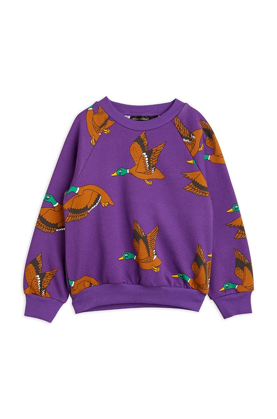 Mini Rodini bluza bawełniana dziecięca wzorzyste zielony 2272001045