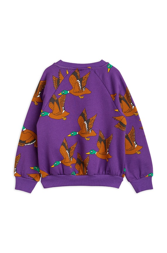 Mini Rodini bluza bawełniana dziecięca 2272001045 zielony AW22