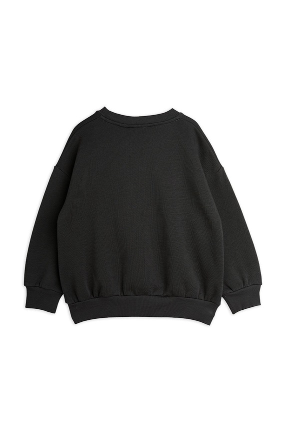 Detská bavlnená mikina Mini Rodini 2272011499 čierna AW22