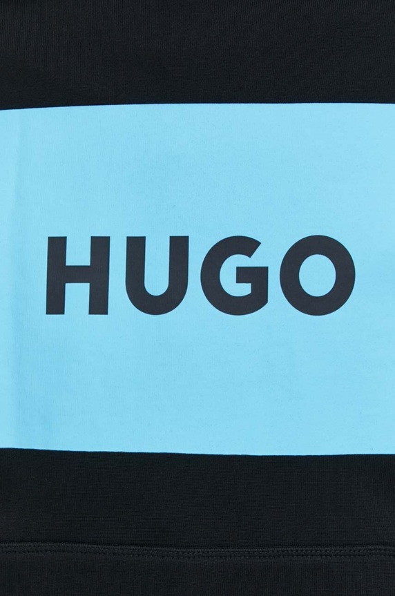 HUGO bluza bawełniana 50473168 czarny