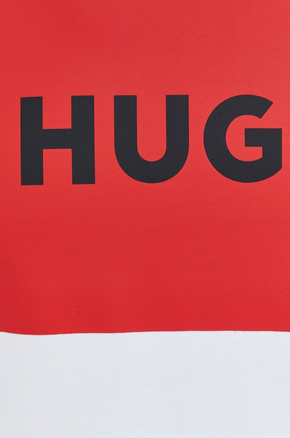 HUGO felpa in cotone bianco 50473168