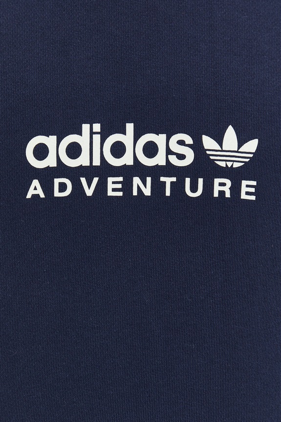 adidas Originals hanorac de bumbac HK5004 bleumarin