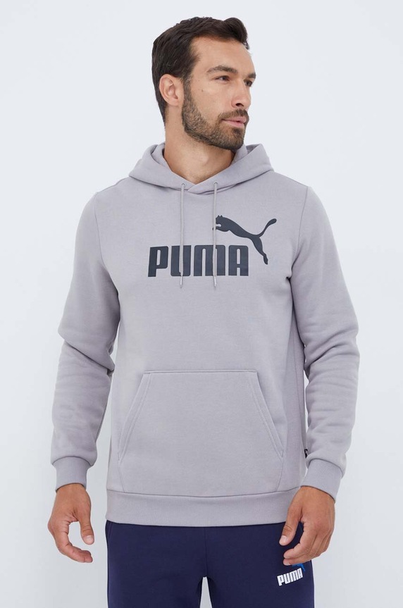 Puma bluza z kapturem szary 586687