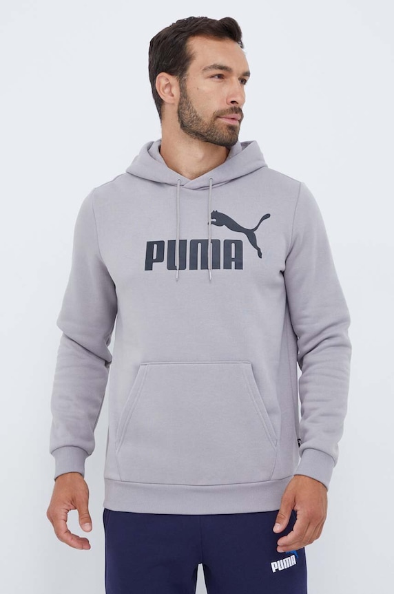 Puma bluza z kapturem szary 586687