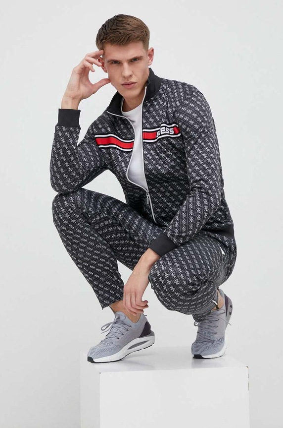 Μπλούζα Guess KORBIN Z2BQ06.FL04Q μαύρο SS25