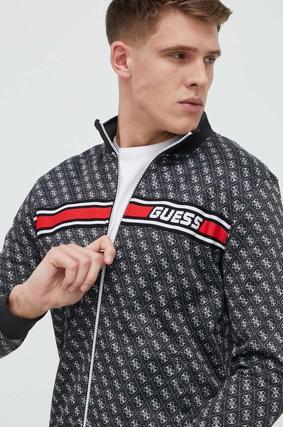 Μπλούζα Guess KORBIN μαύρο Z2BQ06.FL04Q