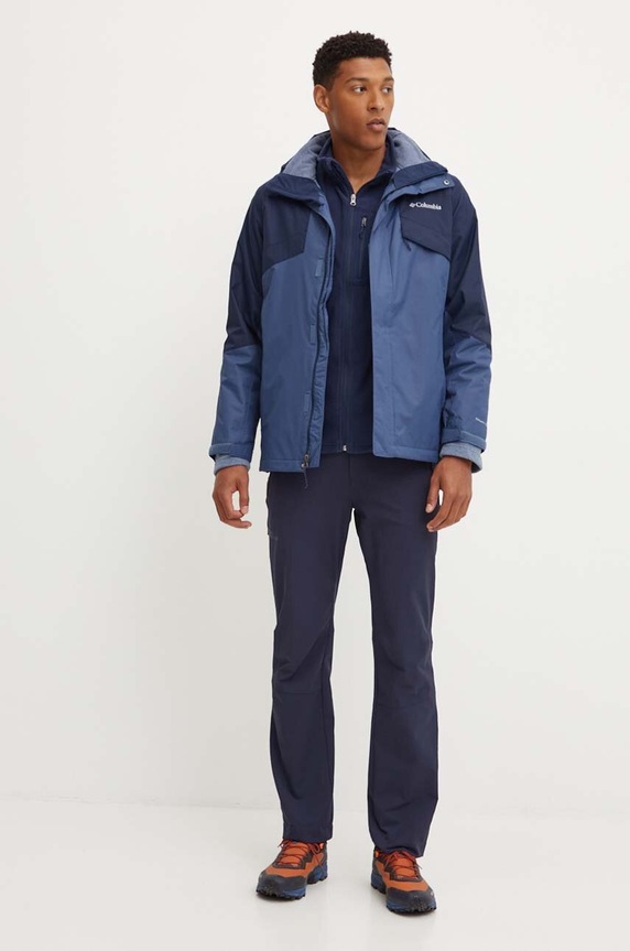 Columbia bluza sportowa Klamath Range 2013604 granatowy AW24