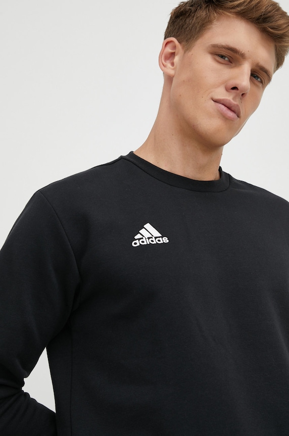 Mikina adidas Performance Entrada 22 s elastanom čierna H57478