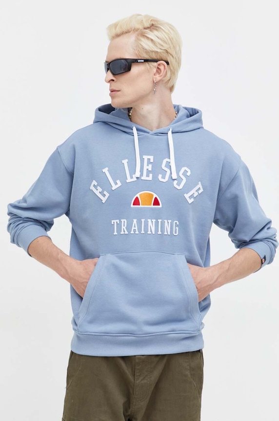 Μπλούζα Ellesse απλικέ μπλε SHN15263