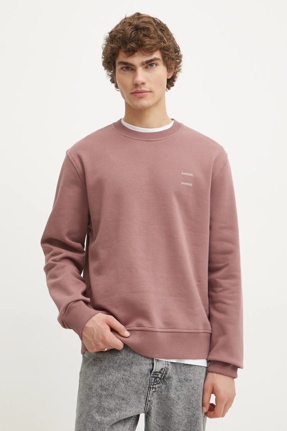 Samsoe Samsoe bluza bawełniana JOEL bawełna różowy M22300127