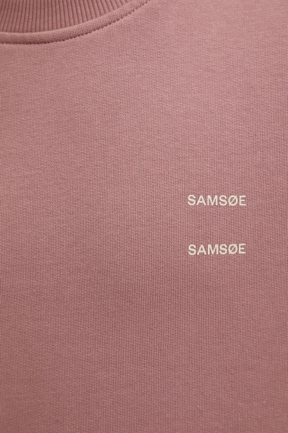 Samsoe Samsoe bluza bawełniana JOEL M22300127 różowy