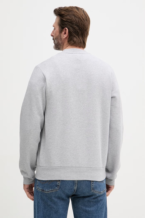Odzież Lacoste bluza męska z bawełną SH9608 szary