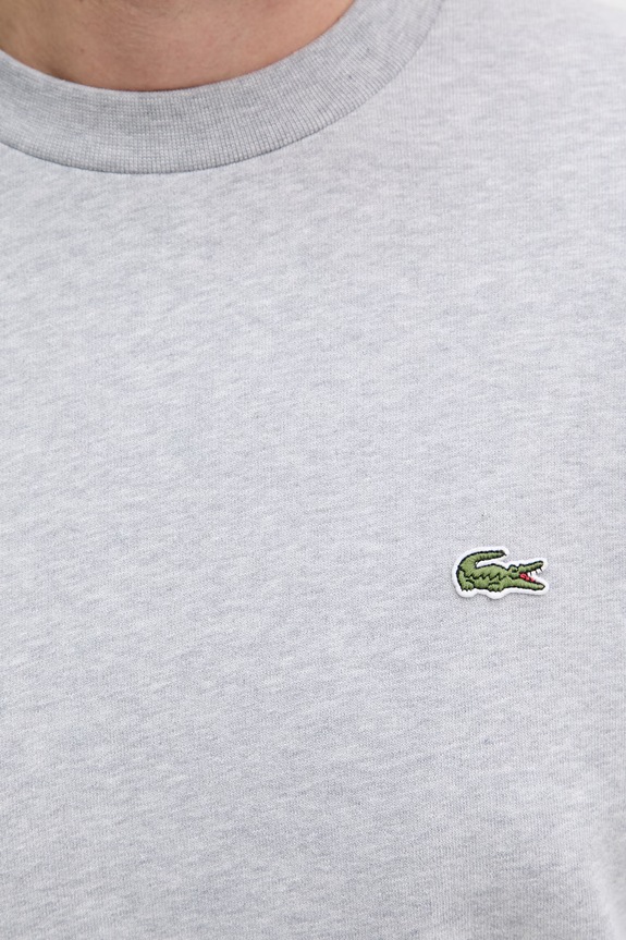Lacoste bluza męska z bawełną SH9608 szary