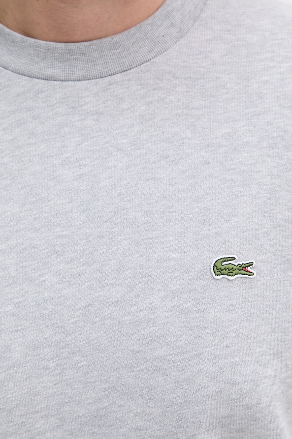 Lacoste bluza męska z bawełną SH9608 szary