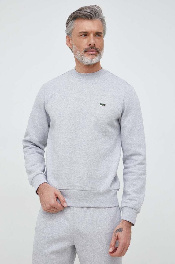 Lacoste bluză uni gri SH9608