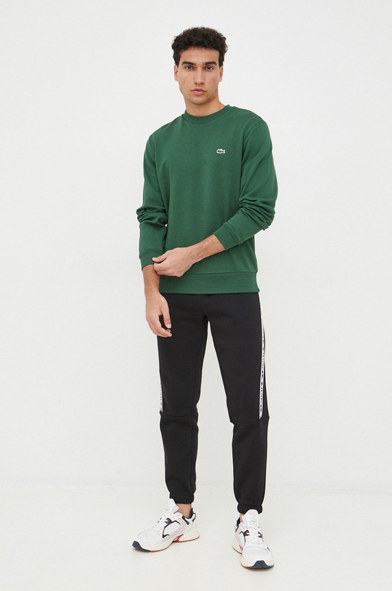 Mikina Lacoste SH9608 zelená SS26