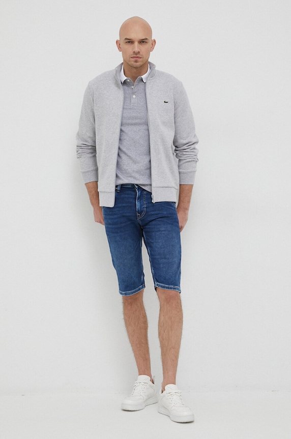 Lacoste felpa SH9622 grigio SS26