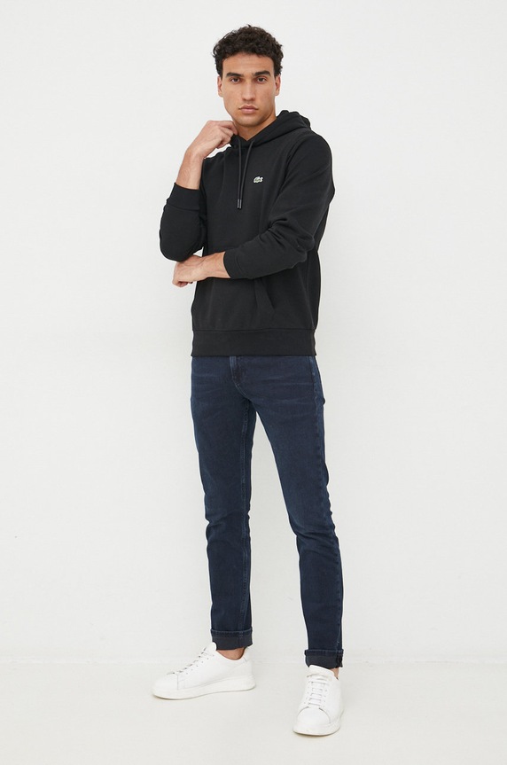 Lacoste felpa SH9623 nero SS26