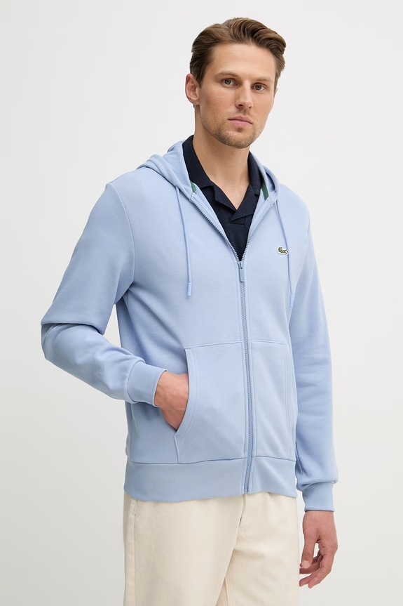 Lacoste bluza z kapturem niebieski SH9626