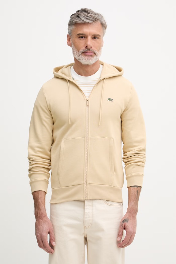 Lacoste bluză uni bej SH9626