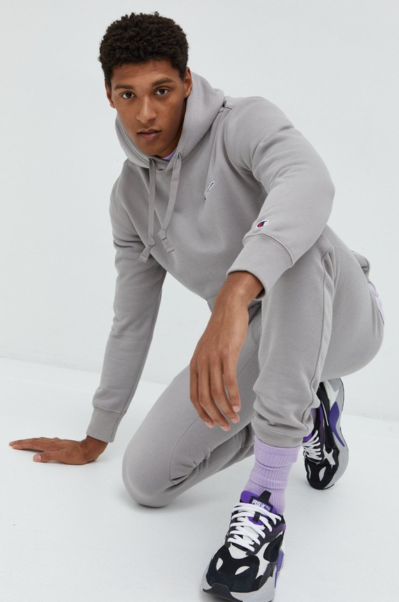Champion bluza z kapturem szary 217862
