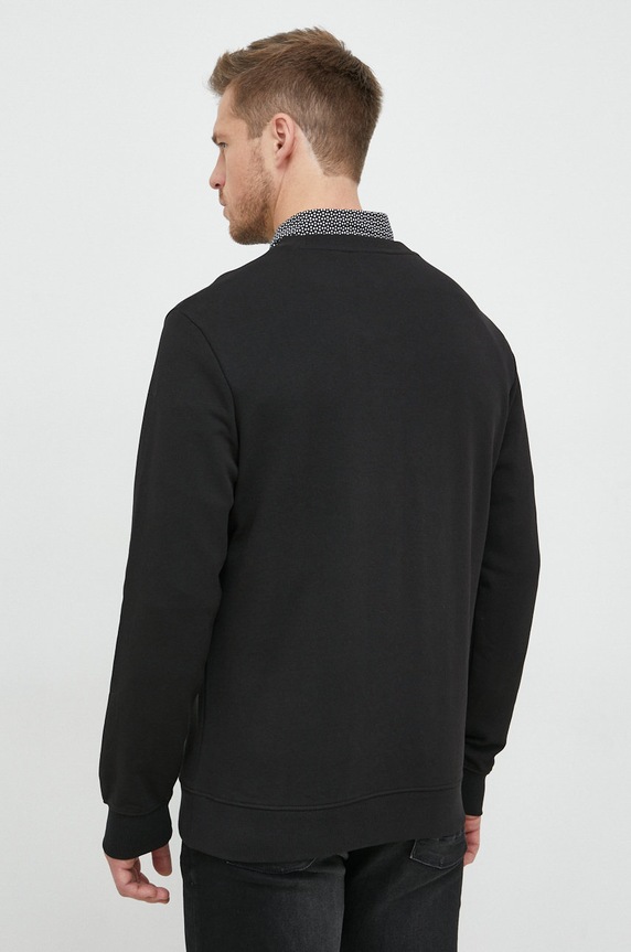 Ρούχα Βαμβακερή μπλούζα HUGO 50477328 μαύρο